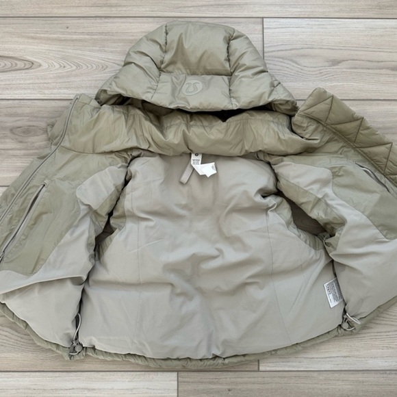 LULULEMON Wunder Puff Super-Cropped Vest Heathered Raw Linen - Picture 12 of 14